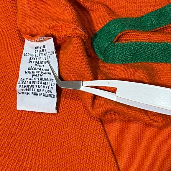 Polo Ralph Lauren Polo Shirt Mens Medium Custom Fit Big Pony Number3 Rugby *FLAW - Picture 5 of 8
